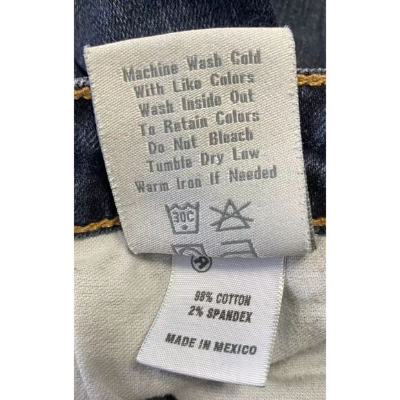 Big Star 1974 Women's Jealousy Skinny Jeans Size 26R ( 26x30) Dark Wash Pockets - Picture 8 of 11